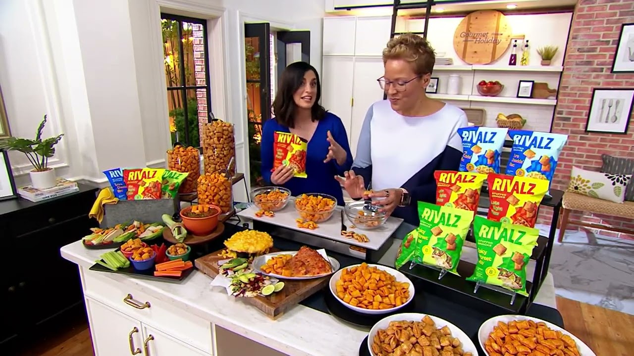 Rivalz Snacks (6) Bags Stuffed Snack Bites Variety Pack on QVC