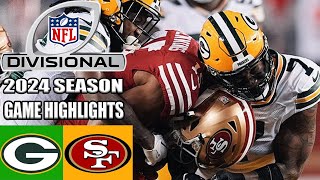 Green Bay Packers vs San Francisco 49ers NFC Divisional Playoffs [FULL GAME] | NFL Highlights 2024