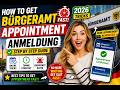 How to Get Anmeldung (Bürgeramt )Appointment Fast in Germany (Anmeldung Trick 2026)🇩🇪