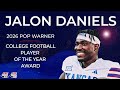 Jalon Daniels - 2026 Pop Warner College Football Player of the Year Award