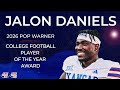Jalon Daniels - 2026 Pop Warner College Football Player of the Year Award