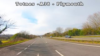 Drive with us 6/3/25 Totnes - Avonwick - A38 - Plymouth Tamar Bridge Devon England sped up