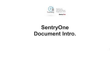 SentryOne Documentation Intro.