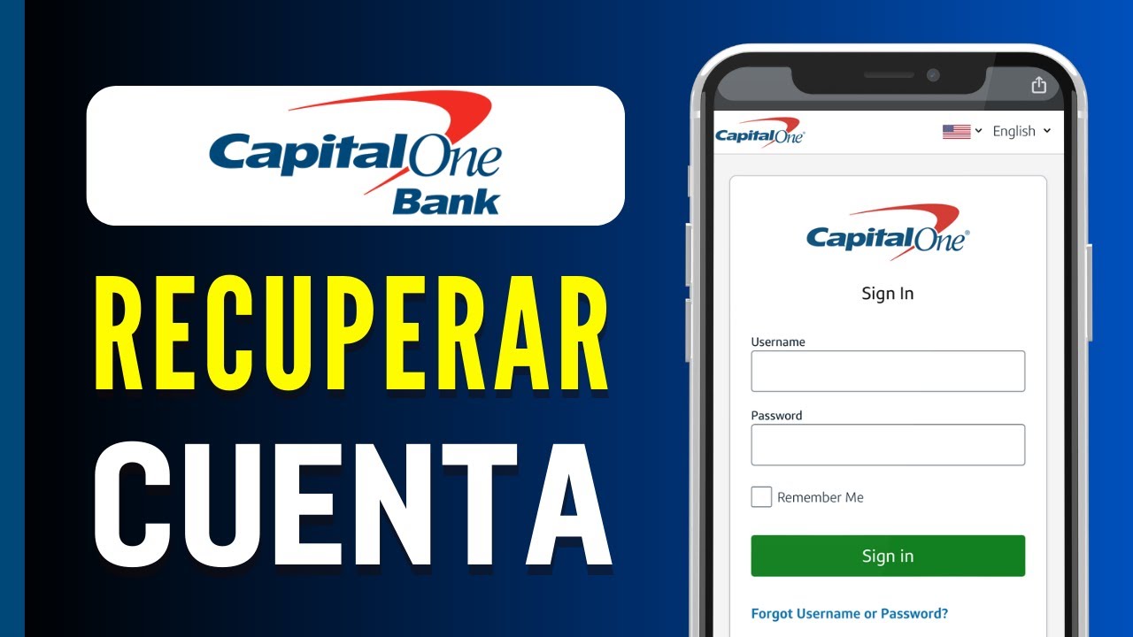 Cómo recuperar tu cuenta de Capital One paso a paso