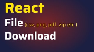 How to download files in React JS | Download file instead of opening in browser | React CSV Download screenshot 4