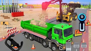 Excavator simulator - construction road builder - offline mobile games screenshot 3