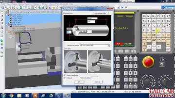 #How to input CNC program in SSCNC#Turning Cycle # job setup # tool setup