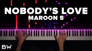 Maroon 5 - Nobody's Love | Piano Cover by Brennan Wieland