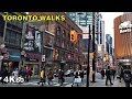 Boxing Day Walk Around Downtown Toronto [4K Walking Video]