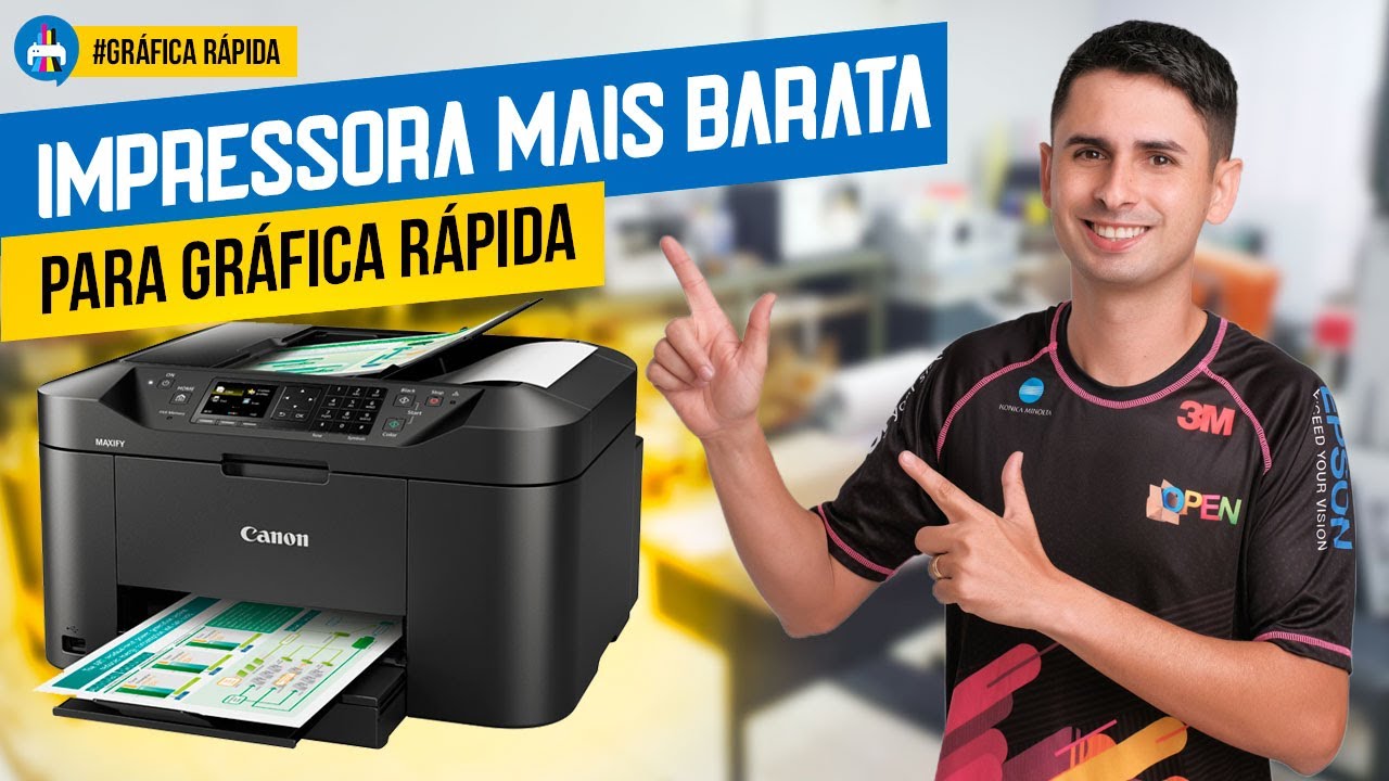 QUAL IMPRESSORA MAIS BARATA PRA GRÁFICA RÁPIDA - YouTube