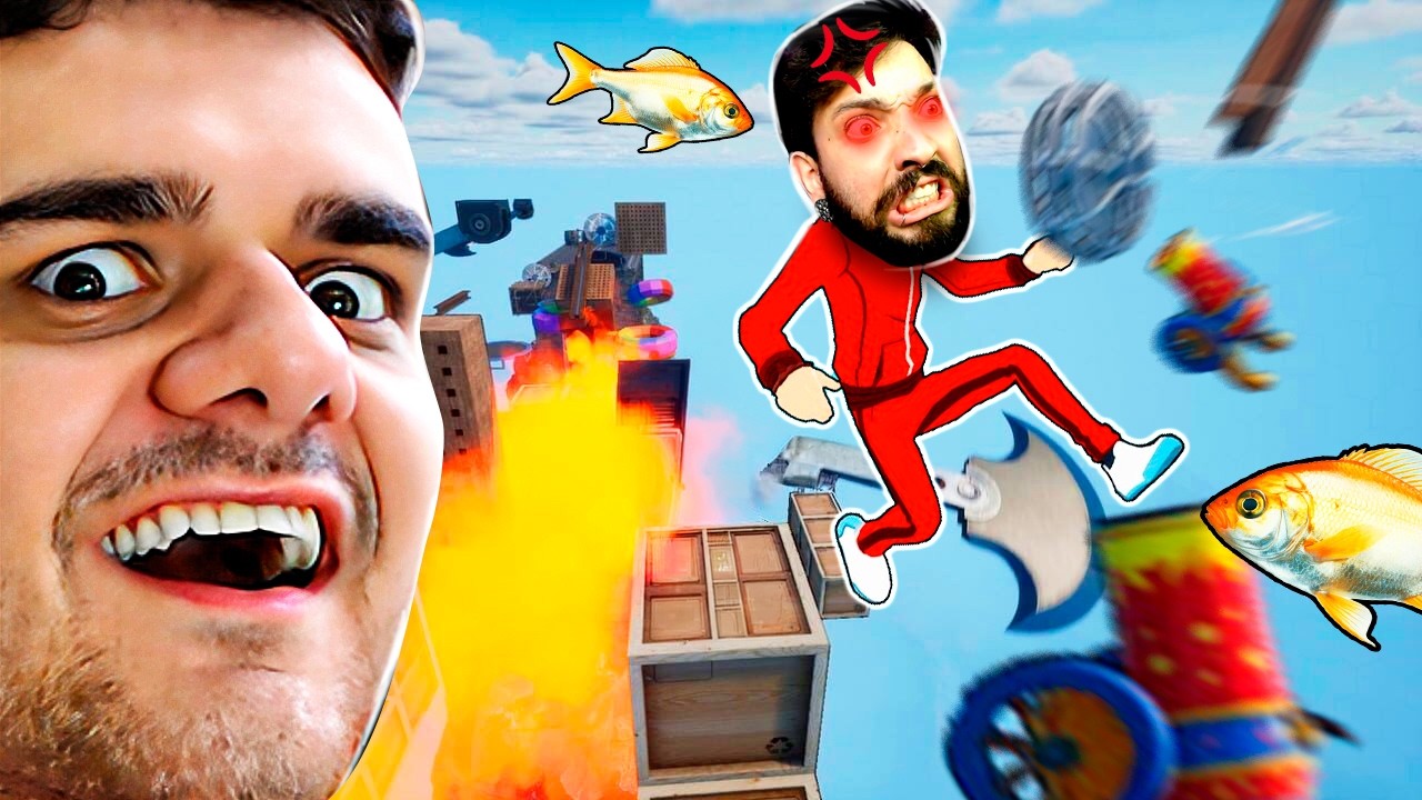 Fizemos O Gabs Dar Rage Nesse Jogo De Desviar Dos Obstáculos (Ultimate Monkey Race)