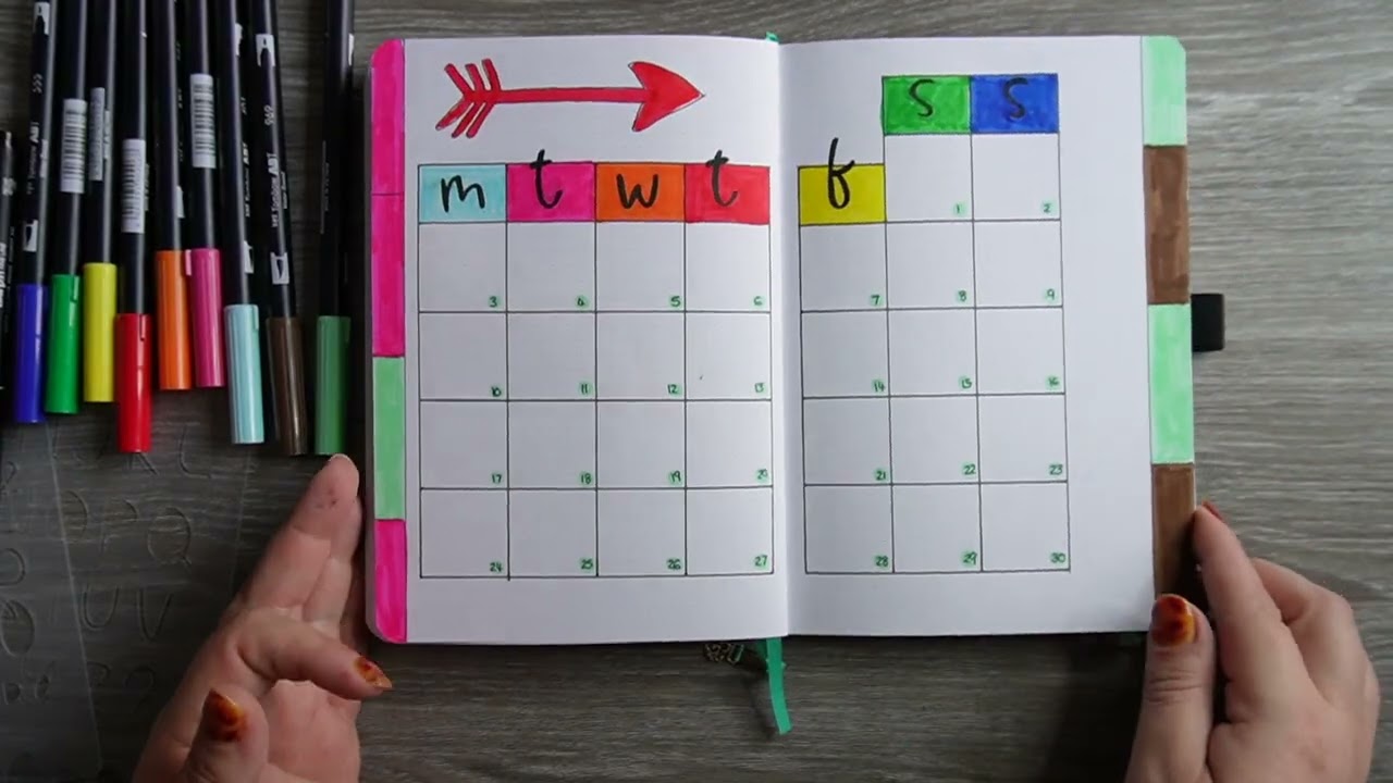 Plan with me November 2025 Bullet Journal setup