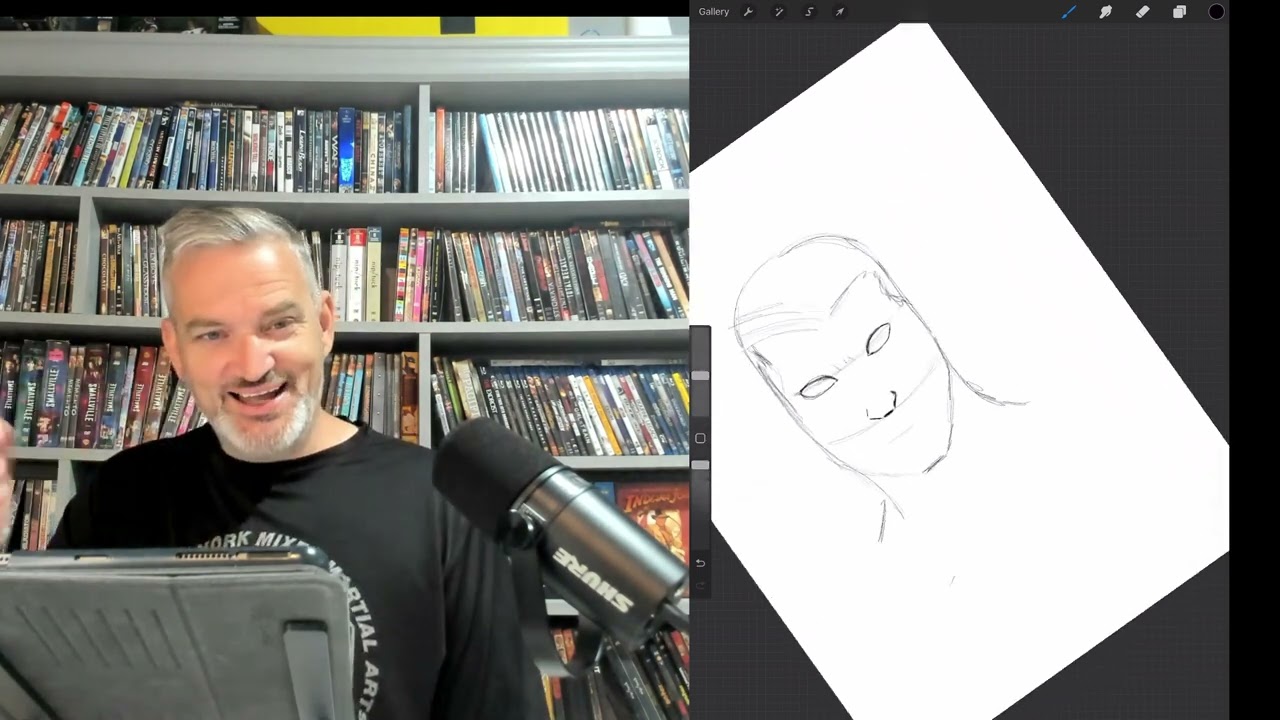 Aspiring Artist - Drawing a face