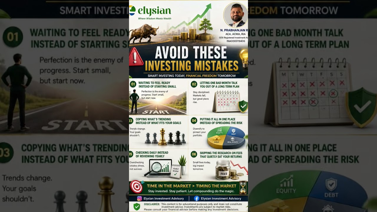 🚨 6 INVESTING MISTAKES THAT CAN COST YOU BIG! #shortsfeed #stockmarket #trending #shorts #newshorts