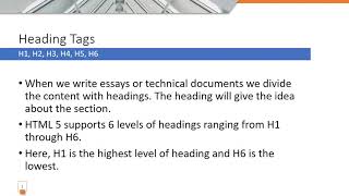 006 HTML5 Heading Tags
