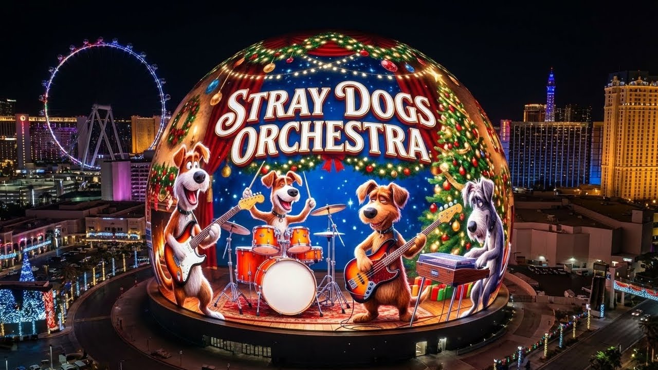 Energetic Christmas Concert in the Las Vegas Sphere - Christmas Music