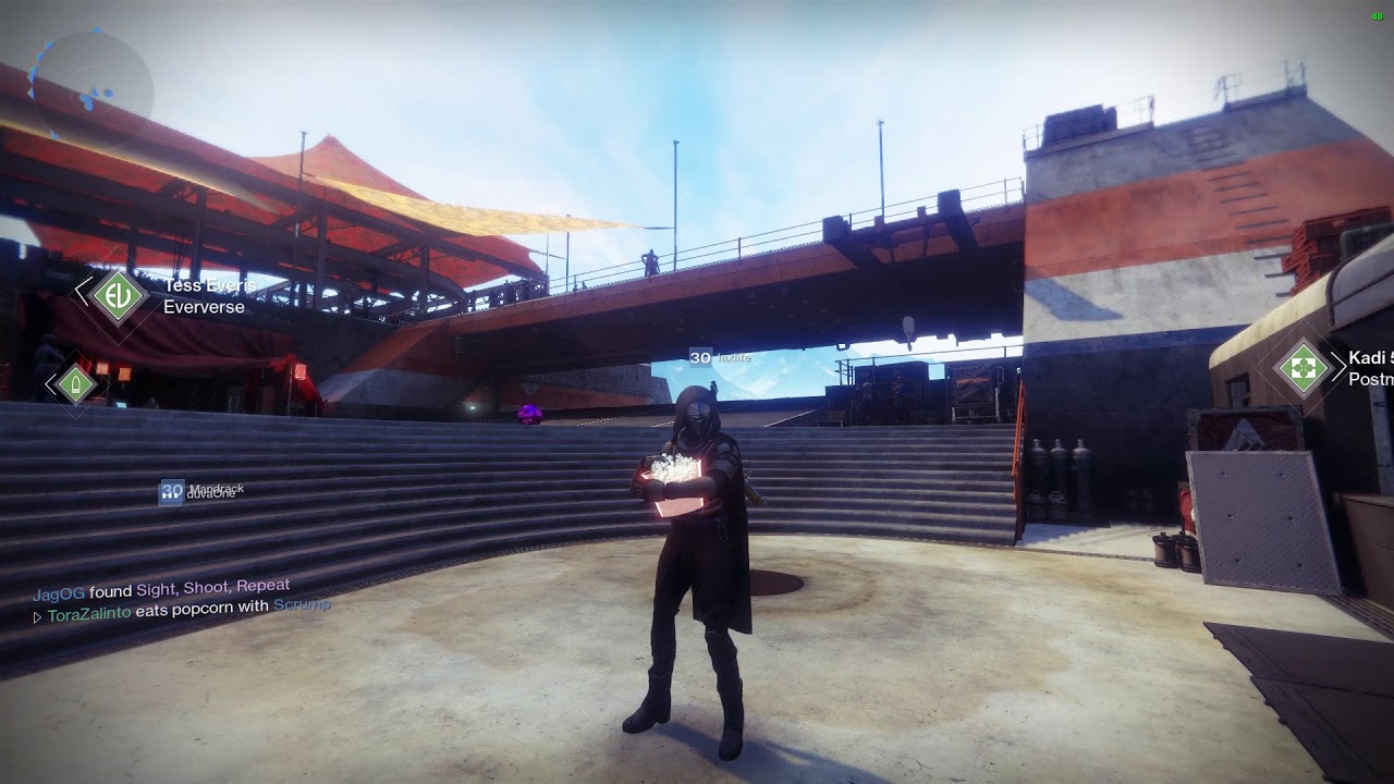 Destiny 2 Popcorn Emote! YouTube