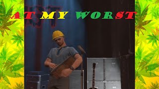 Pink Sweat$ - At My Worst | Reggae Cover | A Lyric Video | | GTA5 ❤🧡💛💚💙💜🤎