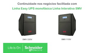 Linha Easy UPS monofásica Linha Interativa SMW