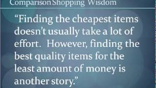 Comparison Shopping