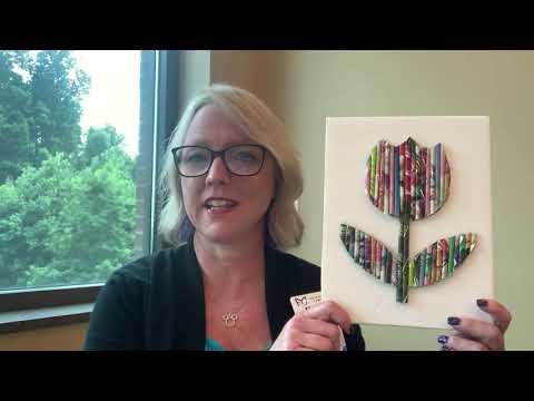 CrAfter Party: July Crafter Party - Create collage art using pages of a magazine