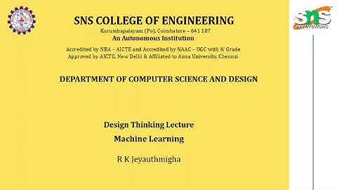 Design Thinking Video|R K Jeyauthmigha|SNS Institutions