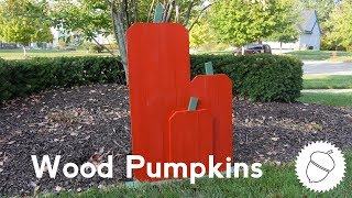 How to Build Slatted Pumpkins | Great Outdoor Fall Decoration!