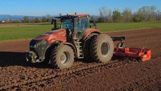 Case Magnum 400 AFS in erpicatura con Maschio Gaspardo Toro Super 8m!|CAREGA