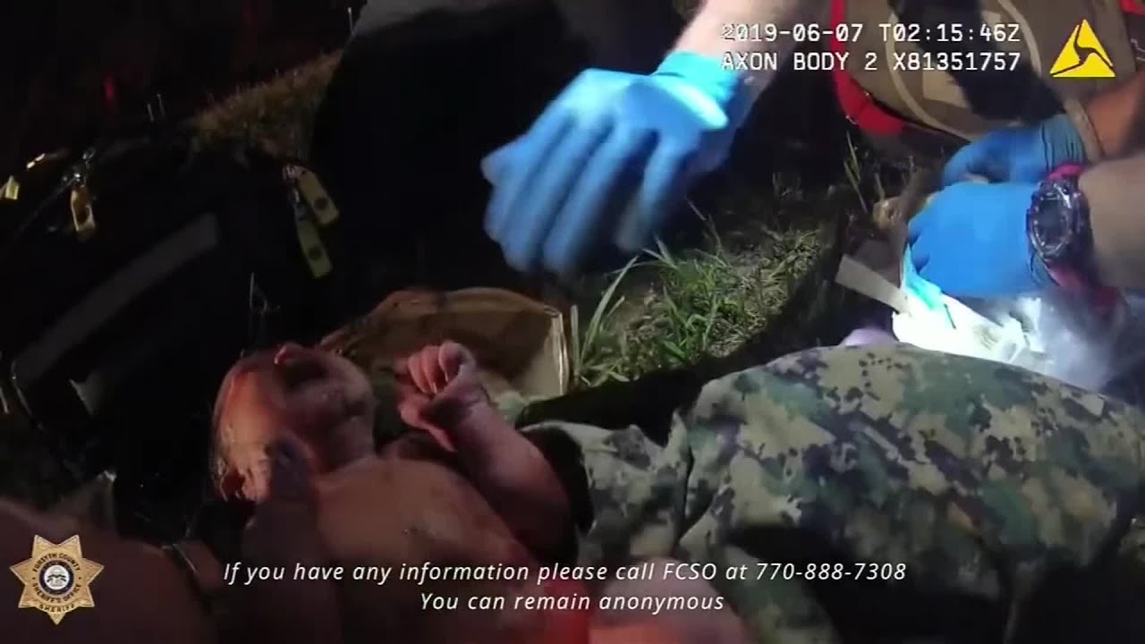 GA Video released shows deputies save baby wrapped in plastic bag
