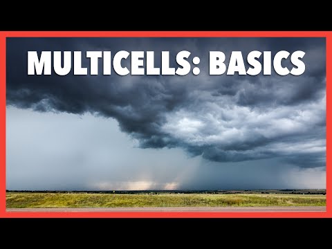 What are multicell thunderstorms?