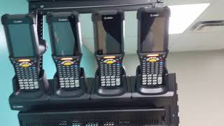 Zebra MC9300 Rack with 4 Slot Chargers