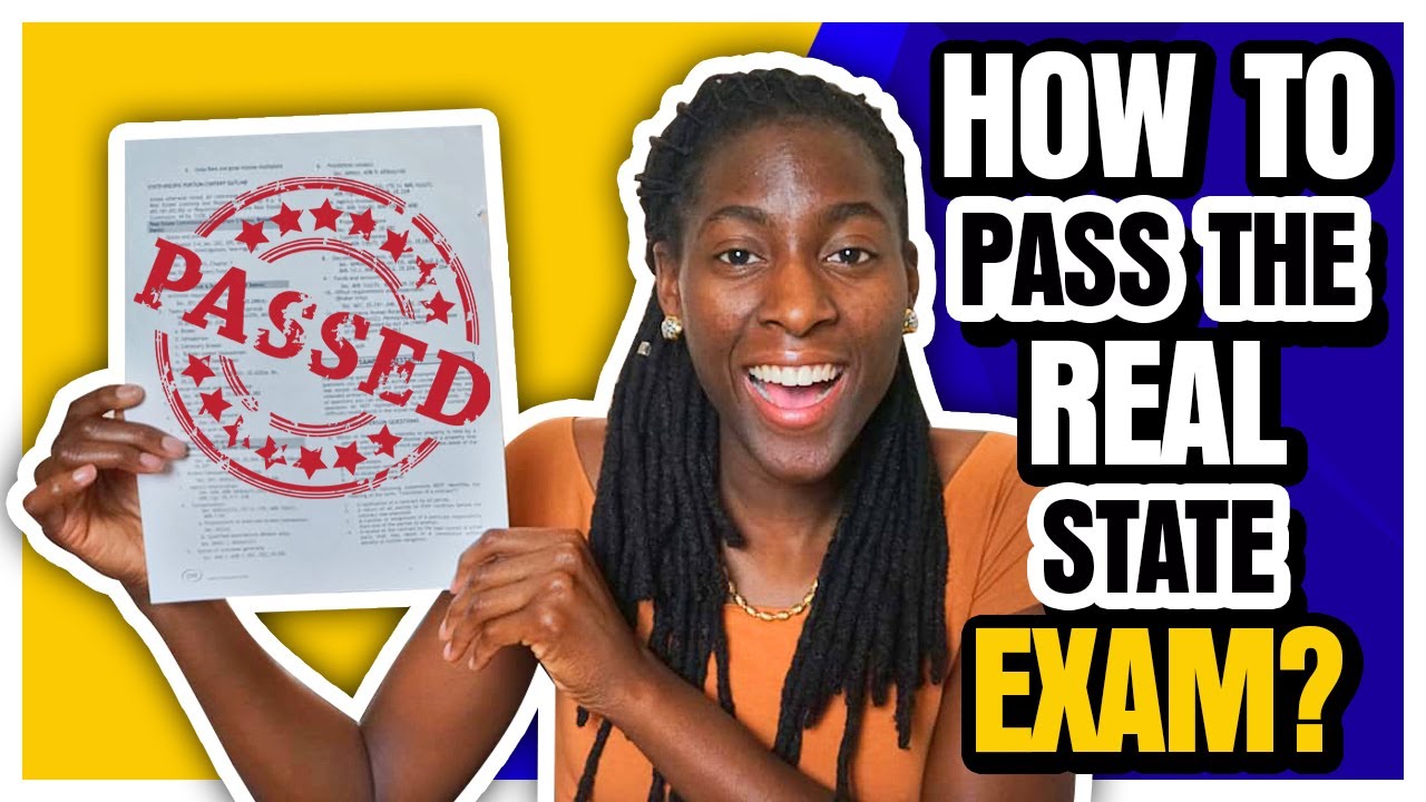 How To Pass The Real Estate Exam in 2021 YouTube