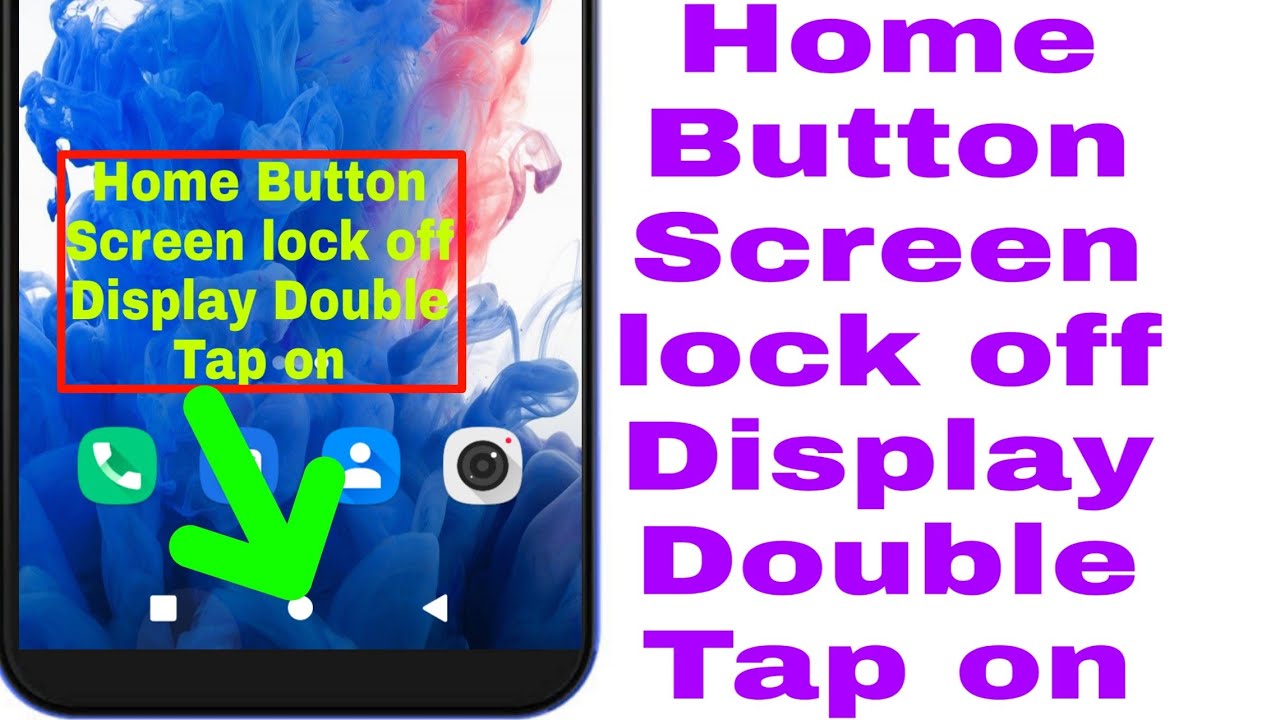 Symphony Z12 Home Button Screen Lock off  Display Double Tap on