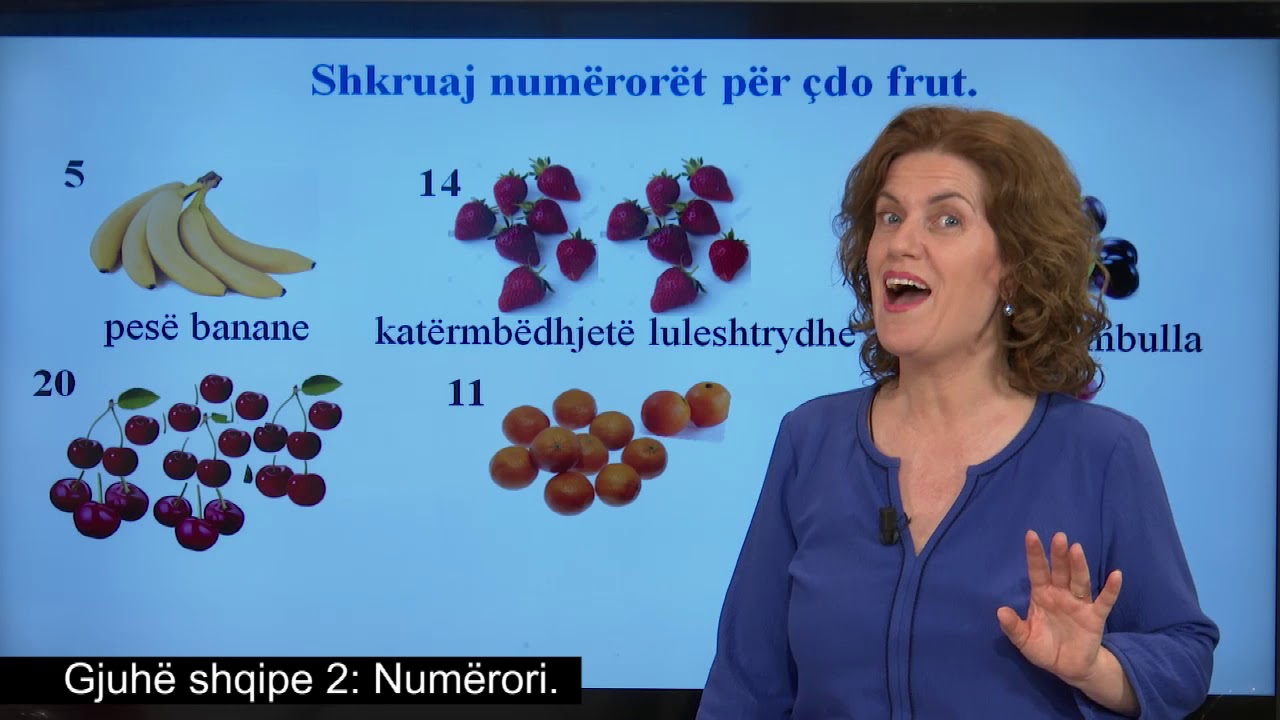 Gjuhë shqipe 2 - Numërori.