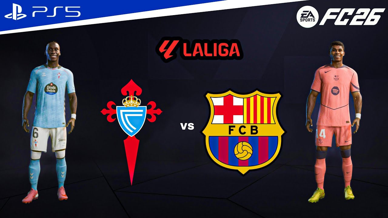 FC 26 - Celta Vigo vs Barcelone | La Liga 25/26 Match complet [PS5™ 4k60]