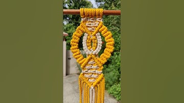 Easy Macrame Design for Beginners #macramedesign #macramepattern #macrame #diymacrame #macrame #diy