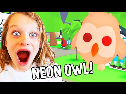 Getting Biggy S Dream Pet Mega Neon Owl In Adopt Me Roblox Gaming W The Norris Nuts Youtube - roblox adopt me videos norris nuts