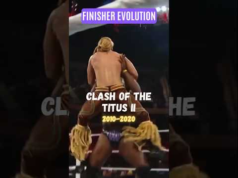 Every FINISHER Of Titus O Neil Shorts Wwe 