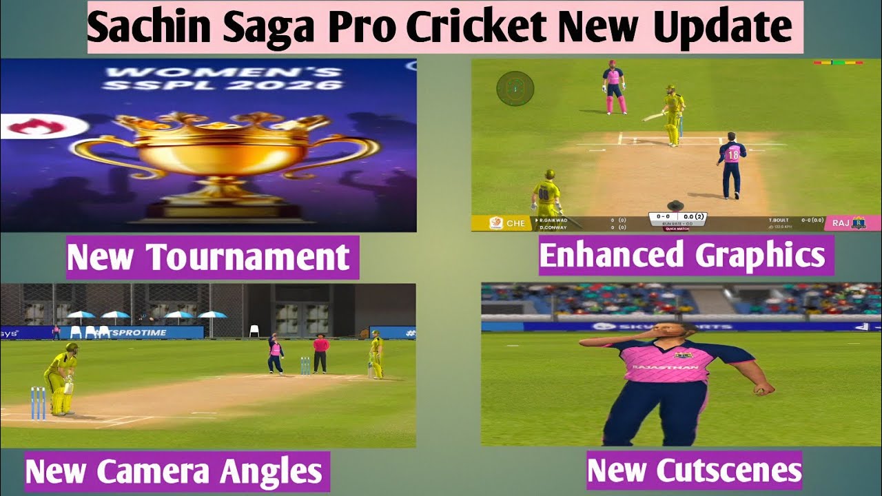 Sachin Saga Pro Cricket New Update || New tournaments, New Cutscenes || Winstreak Vibes 
