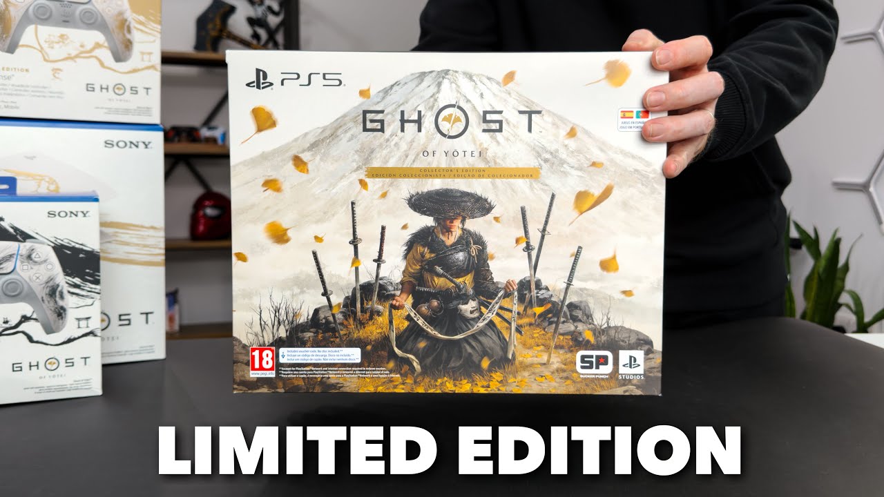 NEW Ghost of Yōtei Collector’s Edition: PS5 Pro + Controllers Unboxing