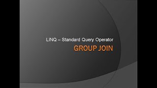 Famous LINQ Group Join Operator Net Worth
