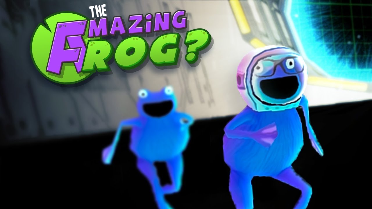 CHASED BY A SPACE CLONE! - Let's Play The Amazing Frog Game - Amazing Frog Funny Gameplay