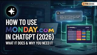 How to Use Monday.com in ChatGPT 2026: What It Does & Why You Need It 2 Min