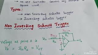 Schmitt Trigger/ Non Inverting/ Part_1