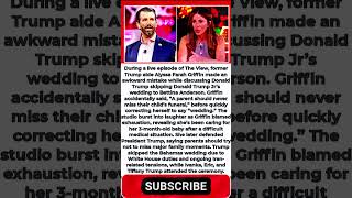 Alyssa Farah Griffin Calls Donald Trump Jr's Wedding A ‘Funeral’ In An Awkward Moment
