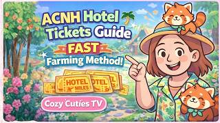 ACNH Hotel Tickets Guide 🌴 FAST Farming Method!