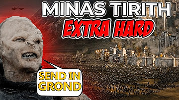 Minas Tirith Custom Map! Insane Difficulty | Battle for Middle Earth
