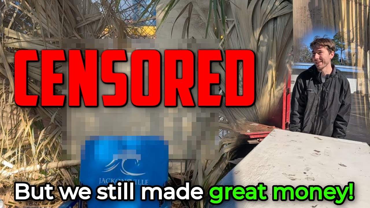 Этот бездомный оставил нам отвратительное предупреждение. Мы вывезли все лишнее из заброшенного о...