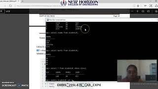 DBMS 21ISL47A LAB EXP4
