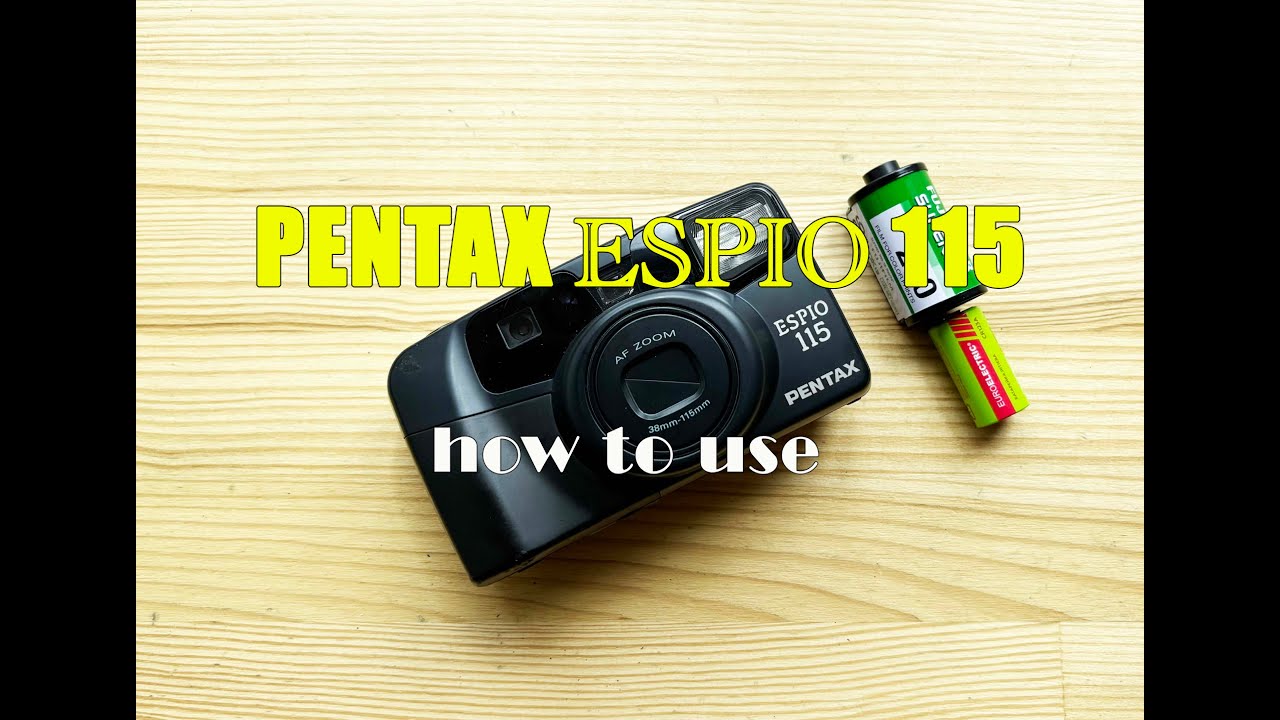 How to Use Pentax Espio 115 — Film Loading, Battery & Test Shots